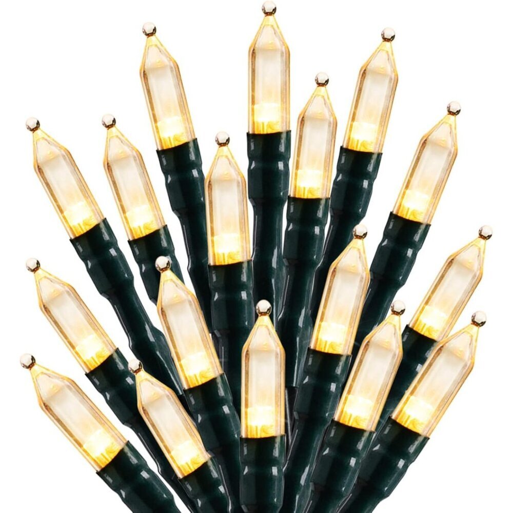 Christmas Mini Lights 39ft with 100 Clear Bulbs & 8 Modes - Waterproof Design
